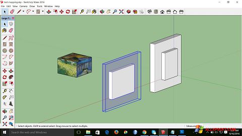 Screenshot SketchUp Make per Windows XP
