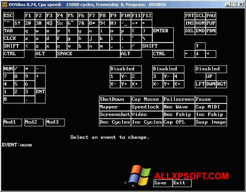 Screenshot DOSBox per Windows XP