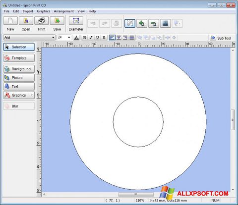 Screenshot EPSON Print CD per Windows XP