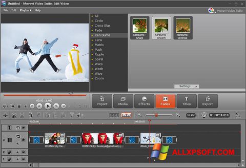 Screenshot Movavi Video Suite per Windows XP
