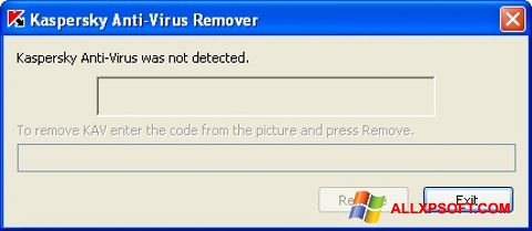 Screenshot KAVremover per Windows XP