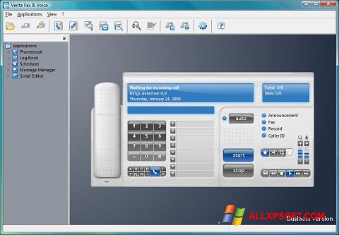 Screenshot VentaFax per Windows XP