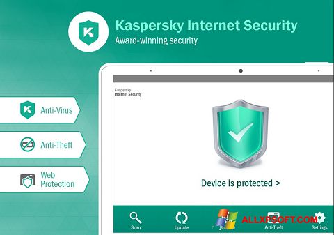 Screenshot Kaspersky Internet Security per Windows XP
