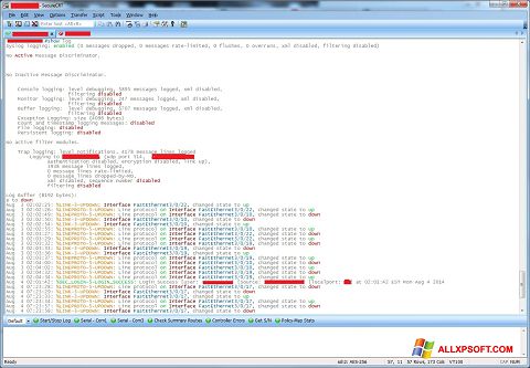 Screenshot SecureCRT per Windows XP