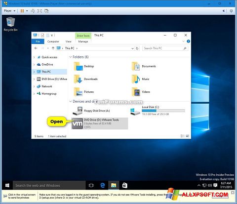 Screenshot Virtual CD per Windows XP